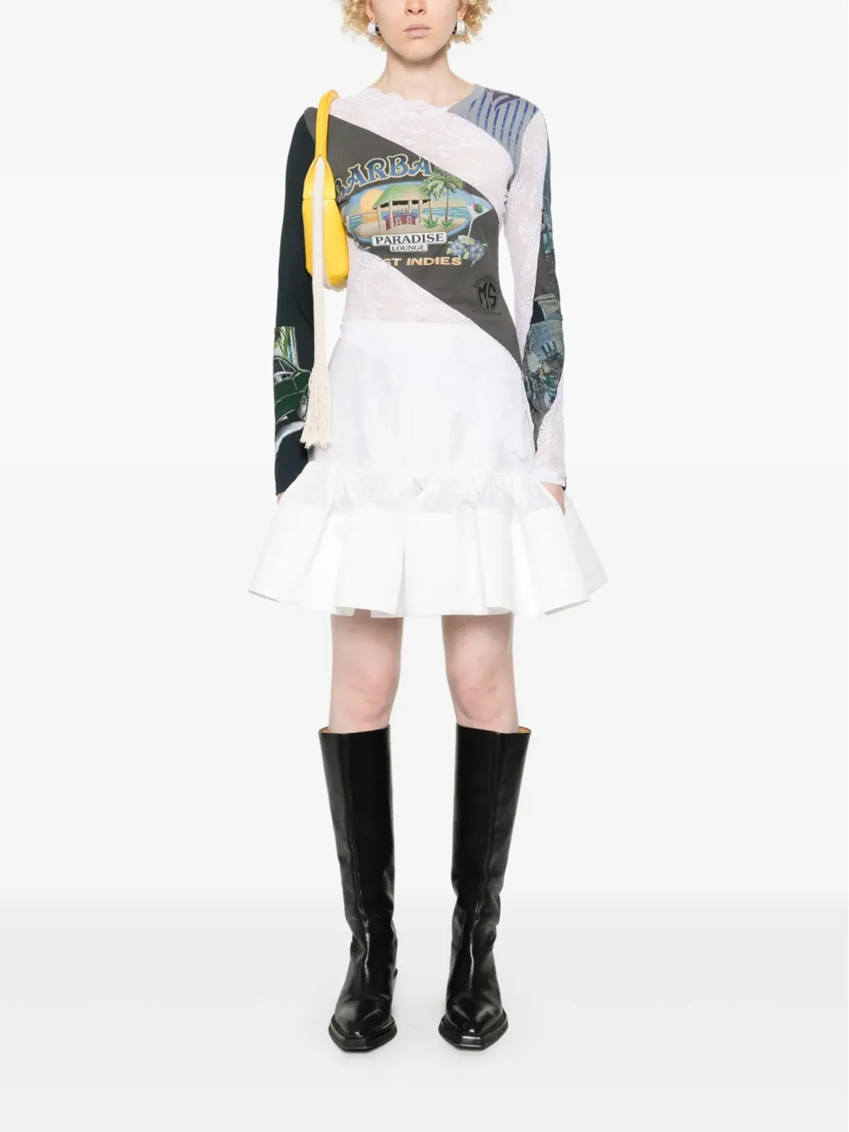 Marqueslmeida シルクミニスカート - 画像2