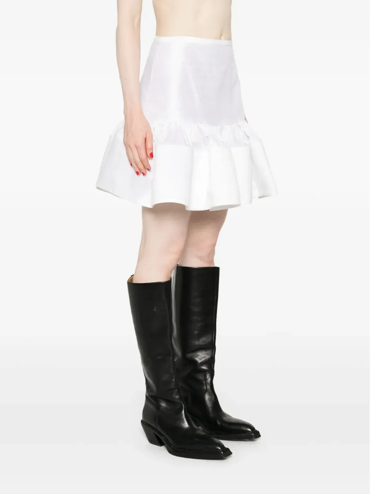 Marqueslmeida シルクミニスカート - 画像3