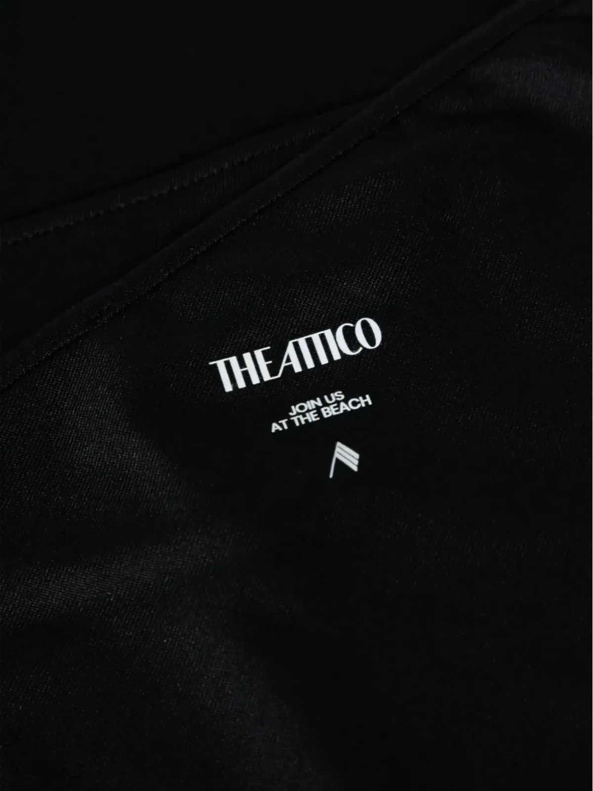 The Attico ラップアップビーチスカート - ブラック - 画像3