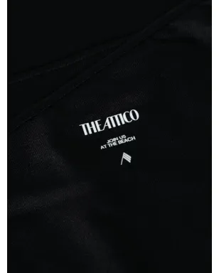 The Attico ラップアップビーチスカート - ブラック - サムネイル3