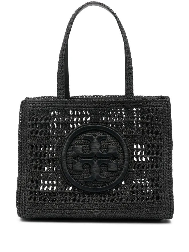 Tory Burch Tory Burch 小さめ Ella クロシェット トートバッグ - ブラックの商品画像