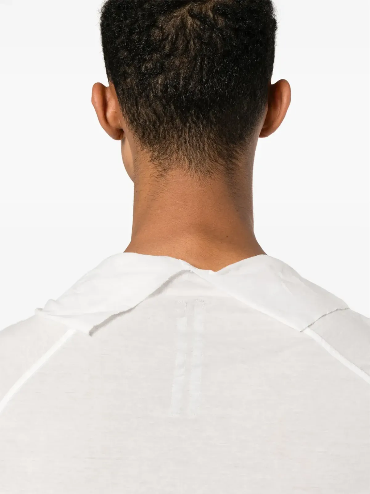 Rick Owens DRKSHDW Shroud ロングスリーブ ベスト - ホワイト - 画像5