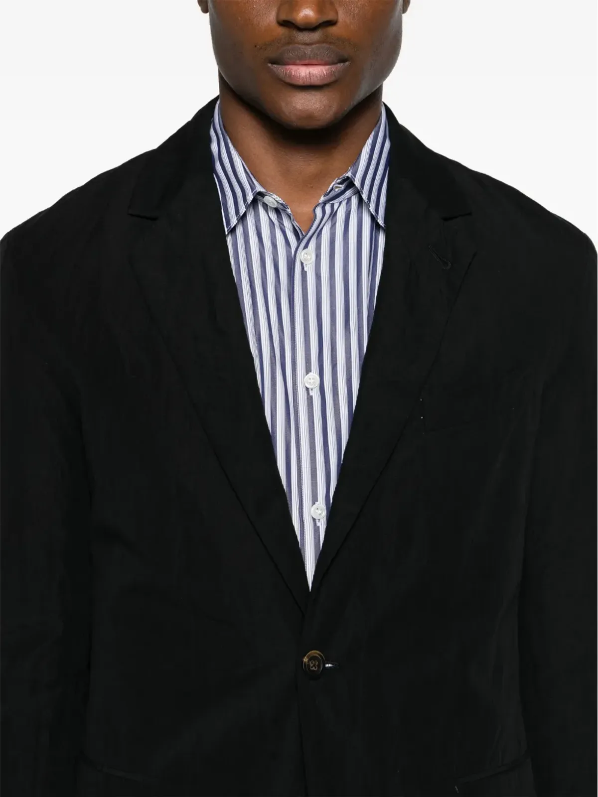 Forme D'expression 1B Lounge single-breasted blazer - Black - 画像5