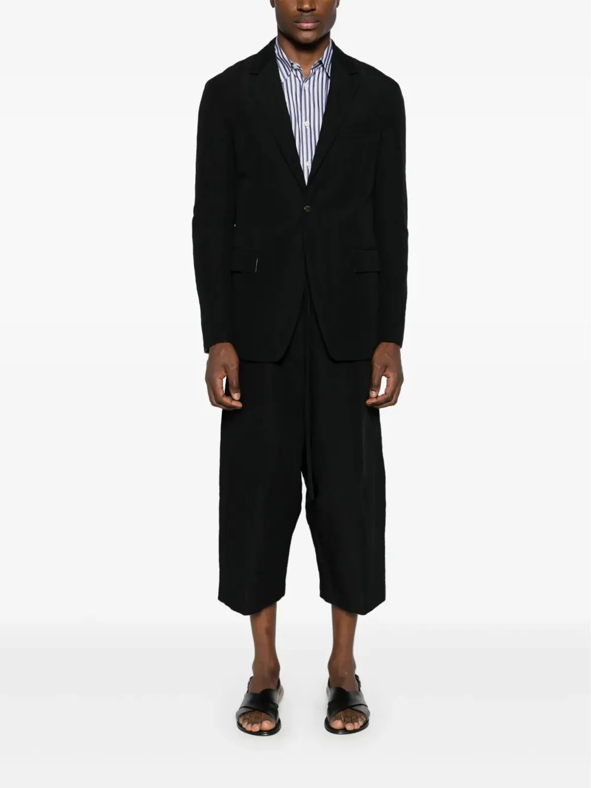 Forme D'expression 1B Lounge single-breasted blazer - Black - 画像2