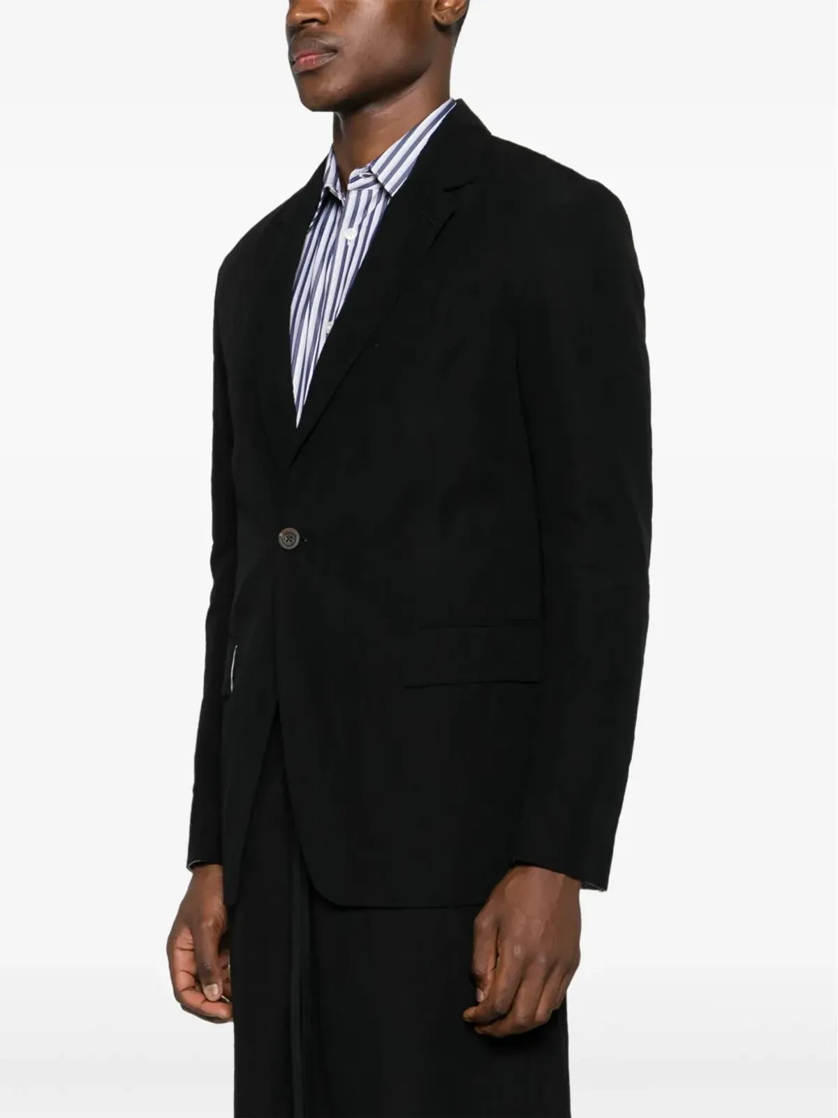Forme D'expression 1B Lounge single-breasted blazer - Black - 画像3