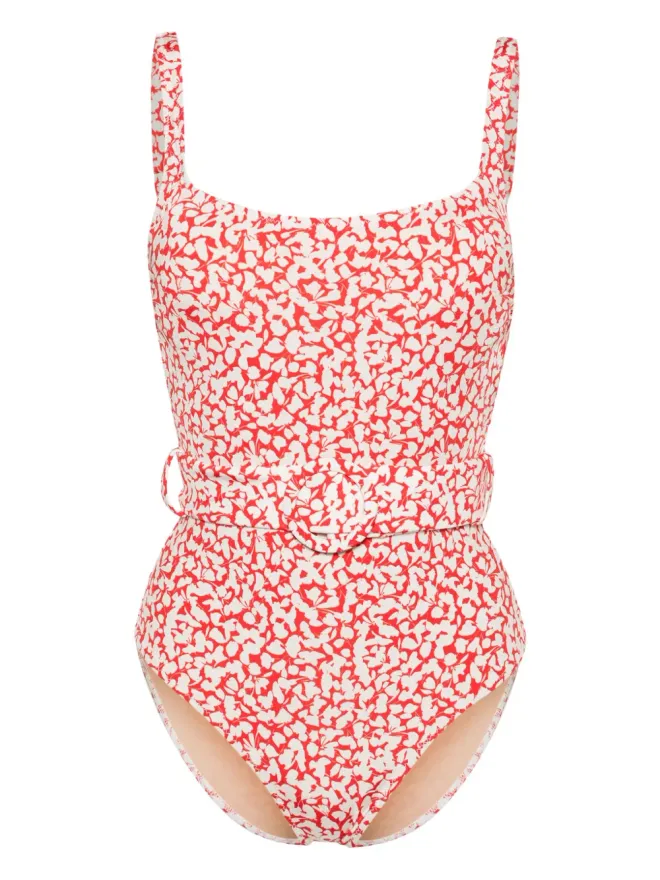Evarae Evarae カサンドラ花柄水着 レッドの商品画像