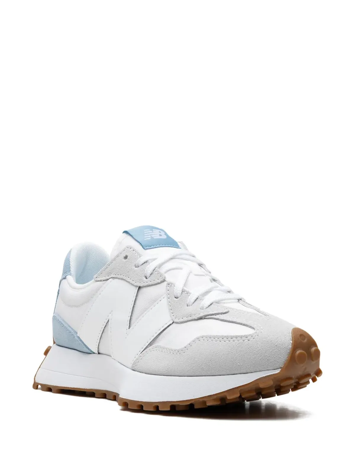 New Balance 327 グレー/ブルー系スニーカー - 画像2