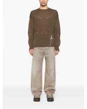 Wood Wood Fraser 褪色のワイドレッグパンツ - Neutrals - サムネイル2