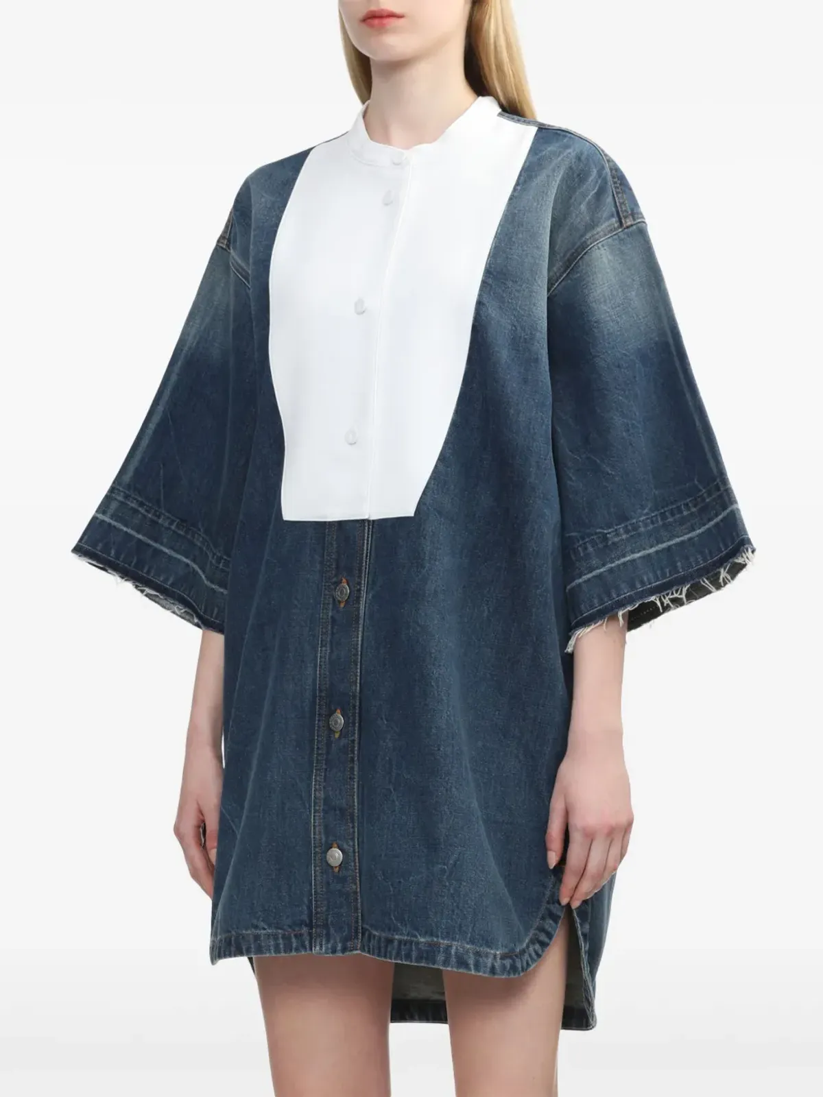 Stella McCartney コットン半袖チュニックドレス - 画像3