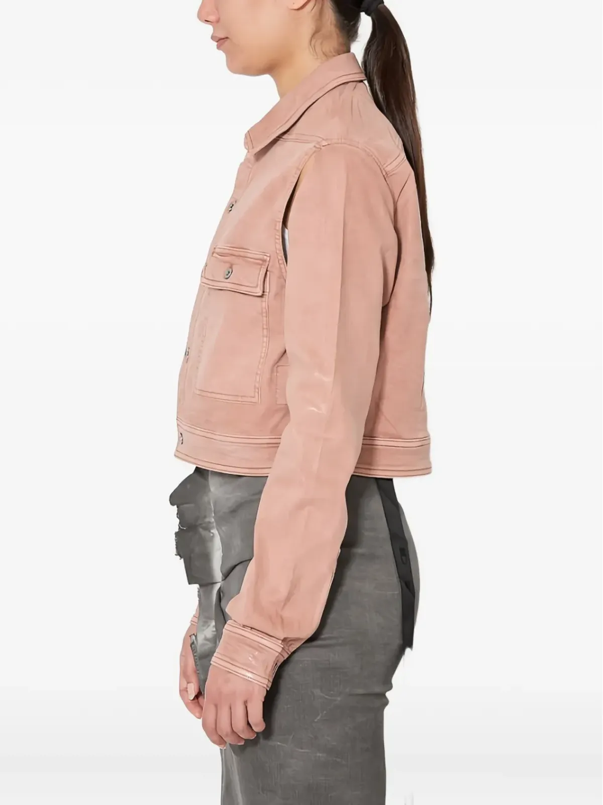 Rick Owens DRKSHDW カットアウトディテール ジャケット - 画像3