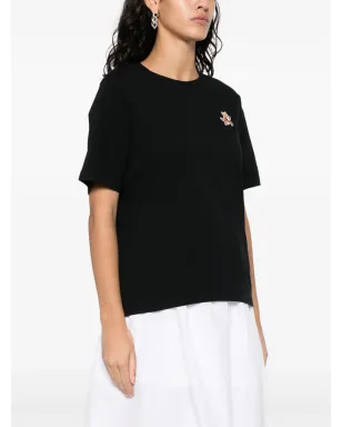 Maison Kitsuné Speedy Foxアップリケ Tシャツ - ブラック - サムネイル3
