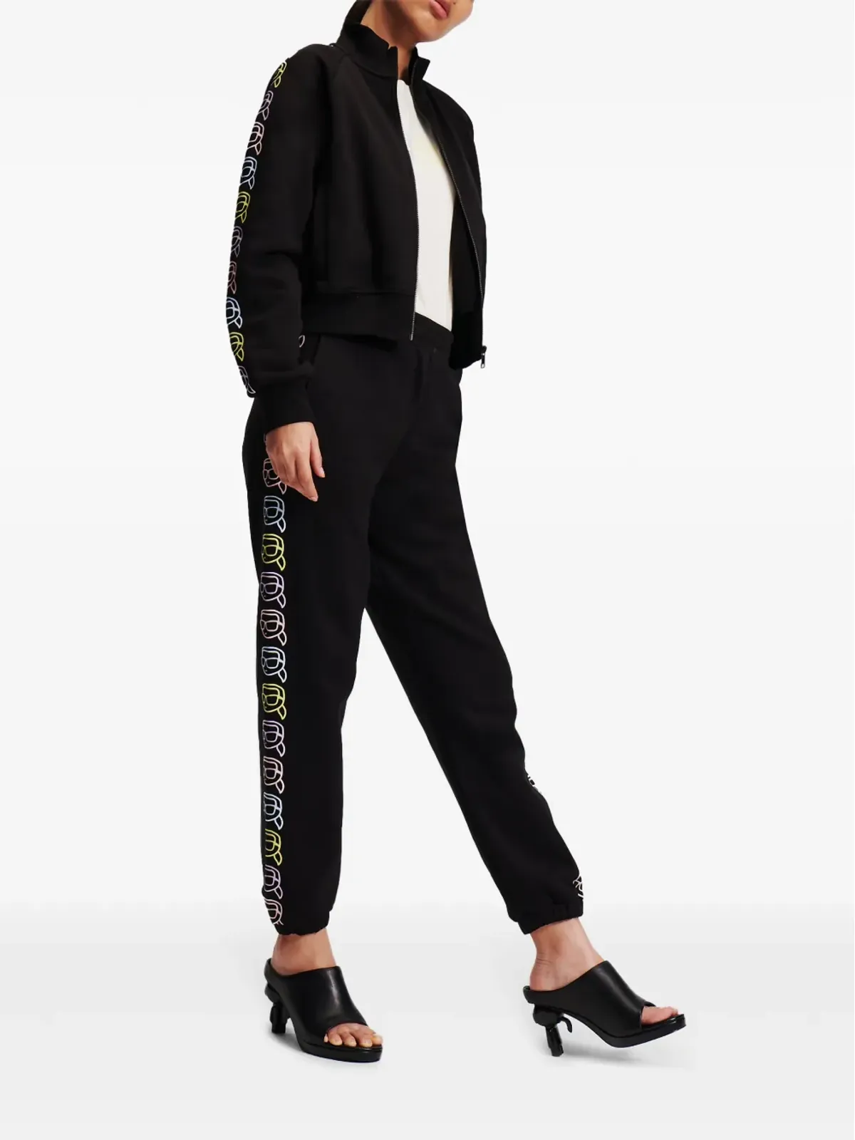 Karl Lagerfeld Ikon 2.0 ジップアップ スウェットシャツ - 画像2