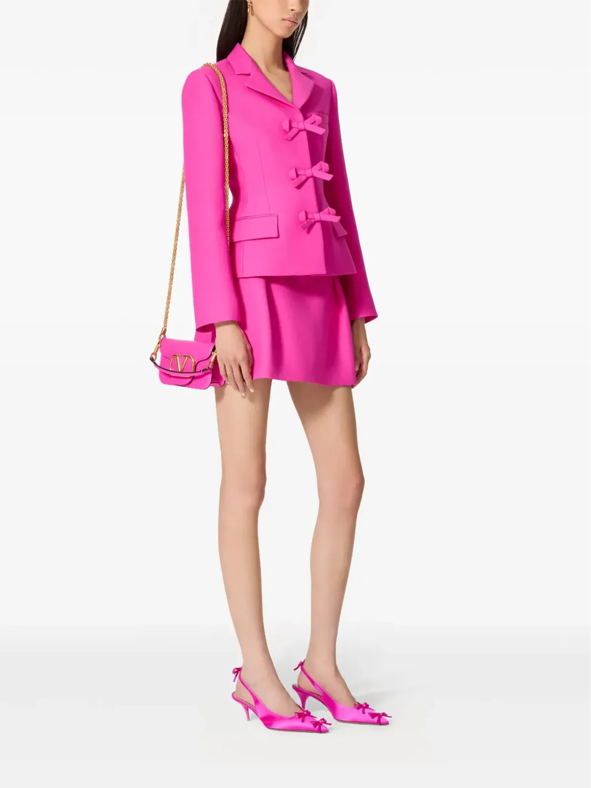Valentino Garavani Crepe Couture ミニスカート - ピンク - 画像2