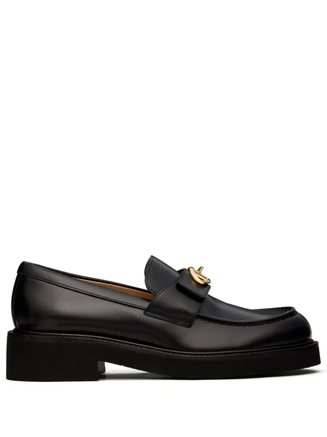 Valentino Garavani Valentino Garavani ロックスタッズ付きケージドパンプス - ブラックの商品画像