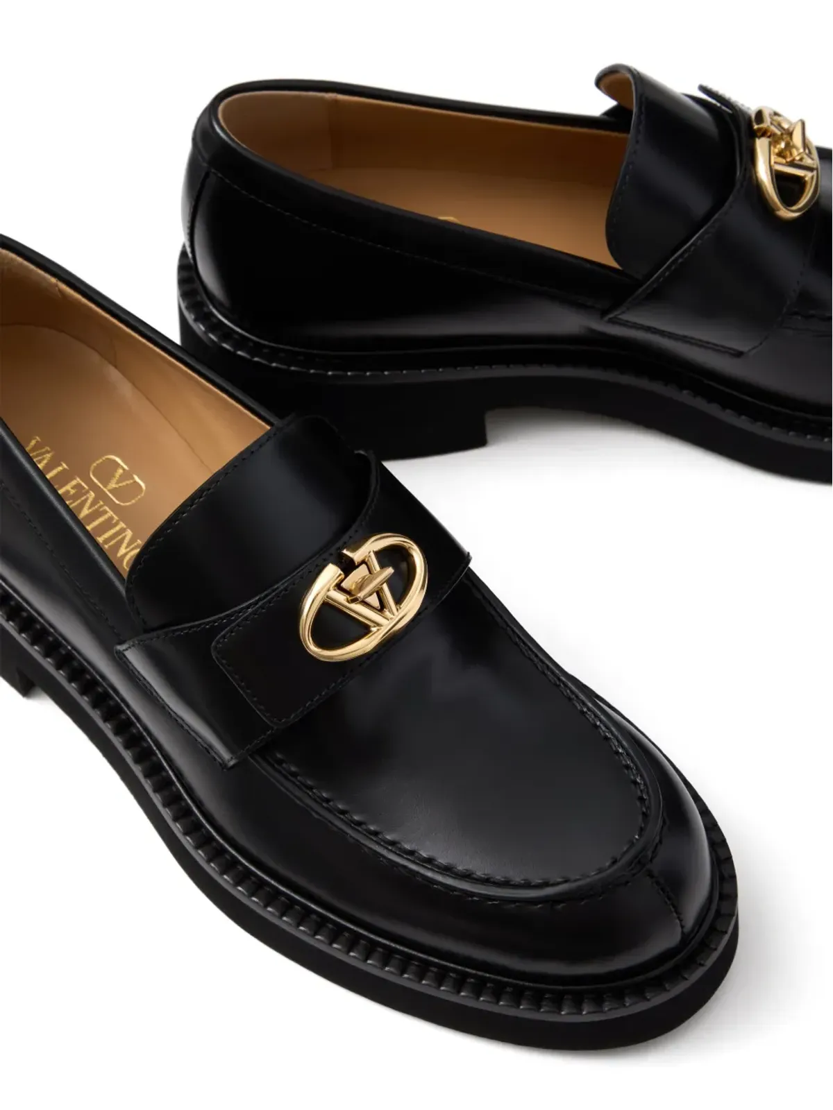 Valentino Garavani ロックスタッズ付きケージドパンプス - ブラック - 画像5