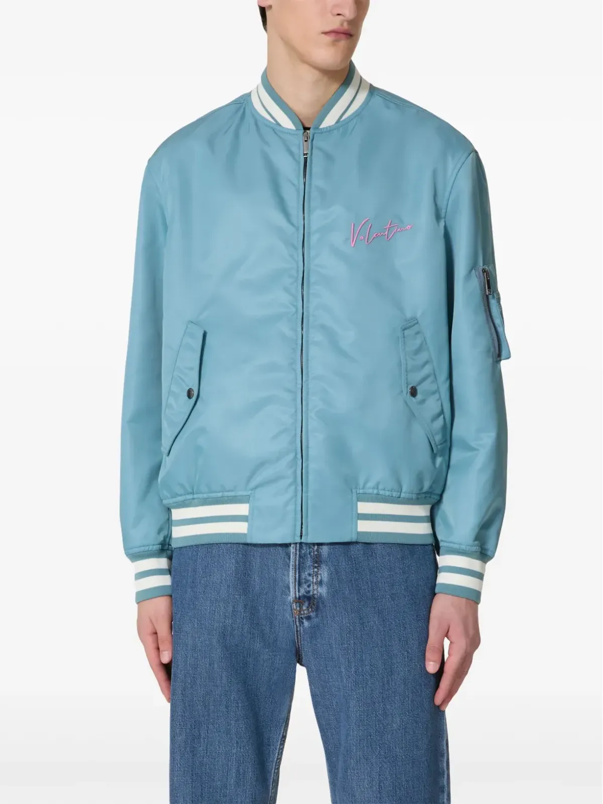 Valentino Garavani VLogo Signature ボンバージャケット - ブラック - 画像3