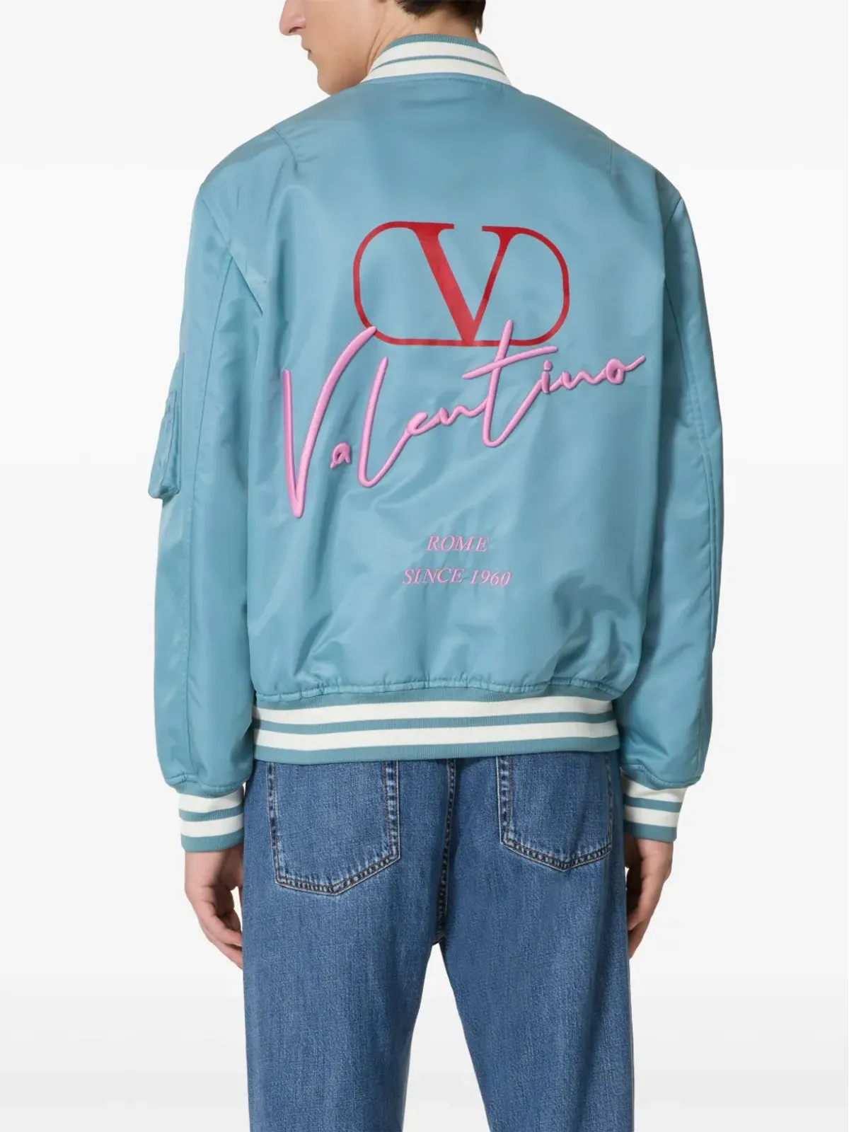 Valentino Garavani VLogo Signature ボンバージャケット - ブラック - 画像4