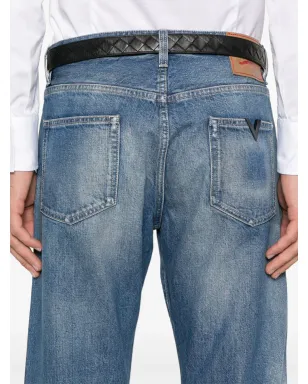 Valentino Garavani V-detail ジーンズ - ブルー - サムネイル5