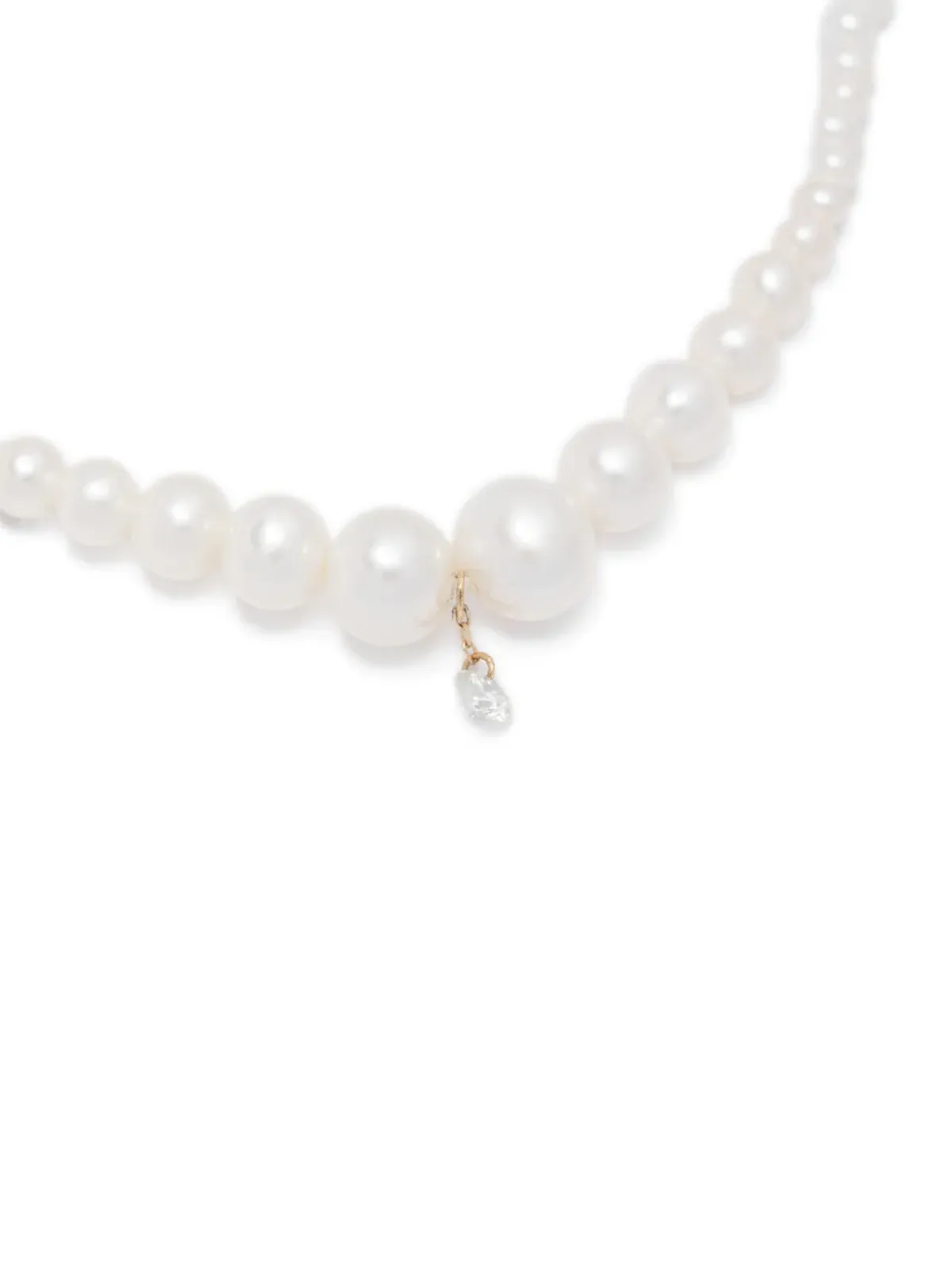 Persée 18kt イエローゴールド アフロディーテ グラデーション真珠ネックレス - 画像3