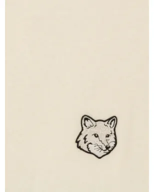 Maison Kitsuné ロゴ刺繍入り ヴァージンウール スカーフ - ホワイト - サムネイル3