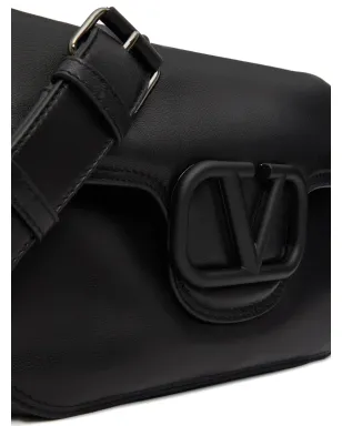 Valentino Garavani レザーショルダーバッグ - ブラック - サムネイル5