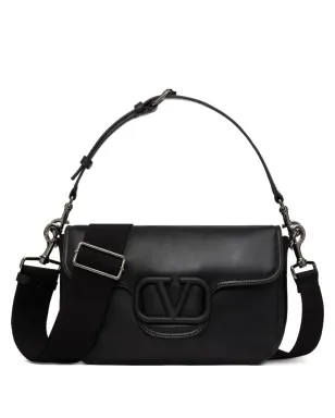 Valentino Garavani レザーショルダーバッグ - ブラック - サムネイル2