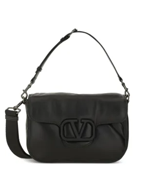 Valentino Garavani レザーショルダーバッグ - ブラック - サムネイル3