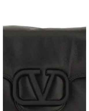 Valentino Garavani レザーショルダーバッグ - ブラック - サムネイル4