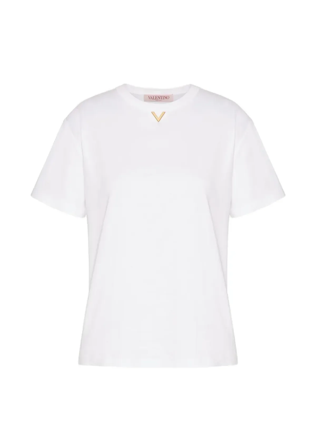 Valentino Garavani VGold コットン Tシャツ - ホワイト - 画像2