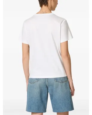 Valentino Garavani VGold コットン Tシャツ - ホワイト - サムネイル4