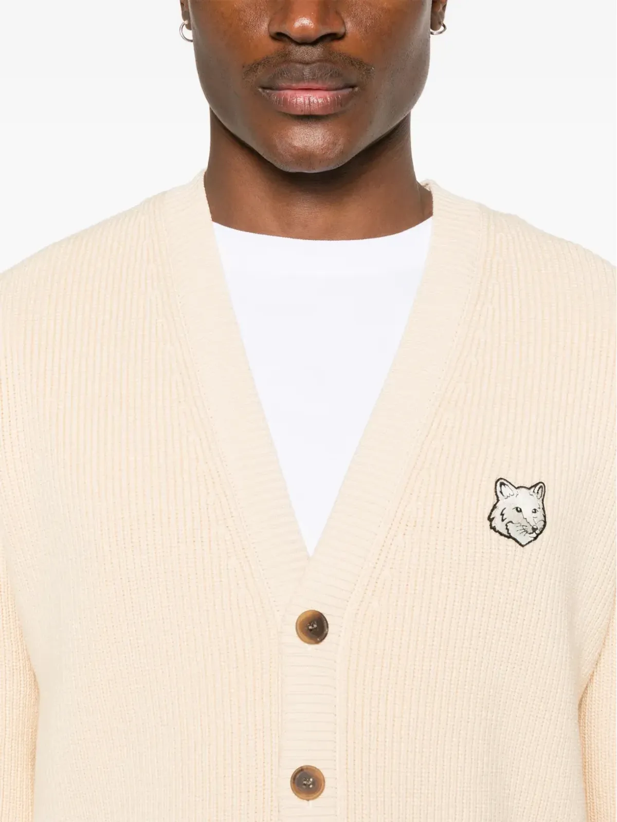Maison Kitsuné ベビー・フォックス カーディガン - 画像5