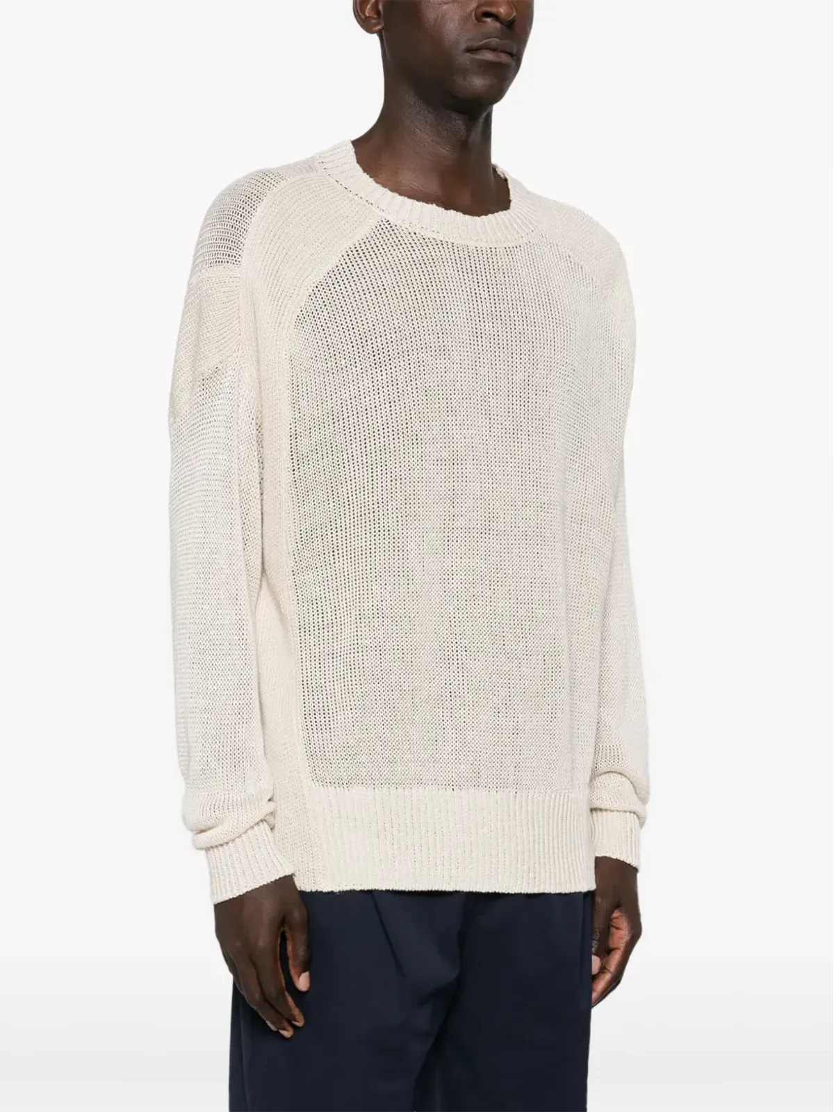 White Mountaineering オープンニットセーター - 画像3