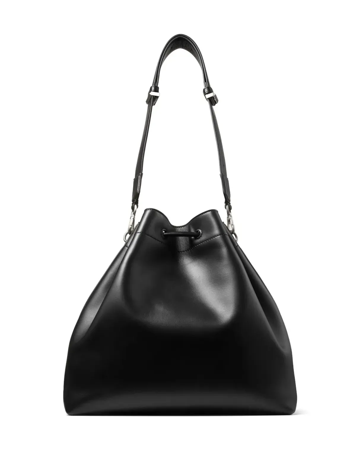 Jimmy Choo シンチ L レザー バケットバッグ - ブラック - 画像2