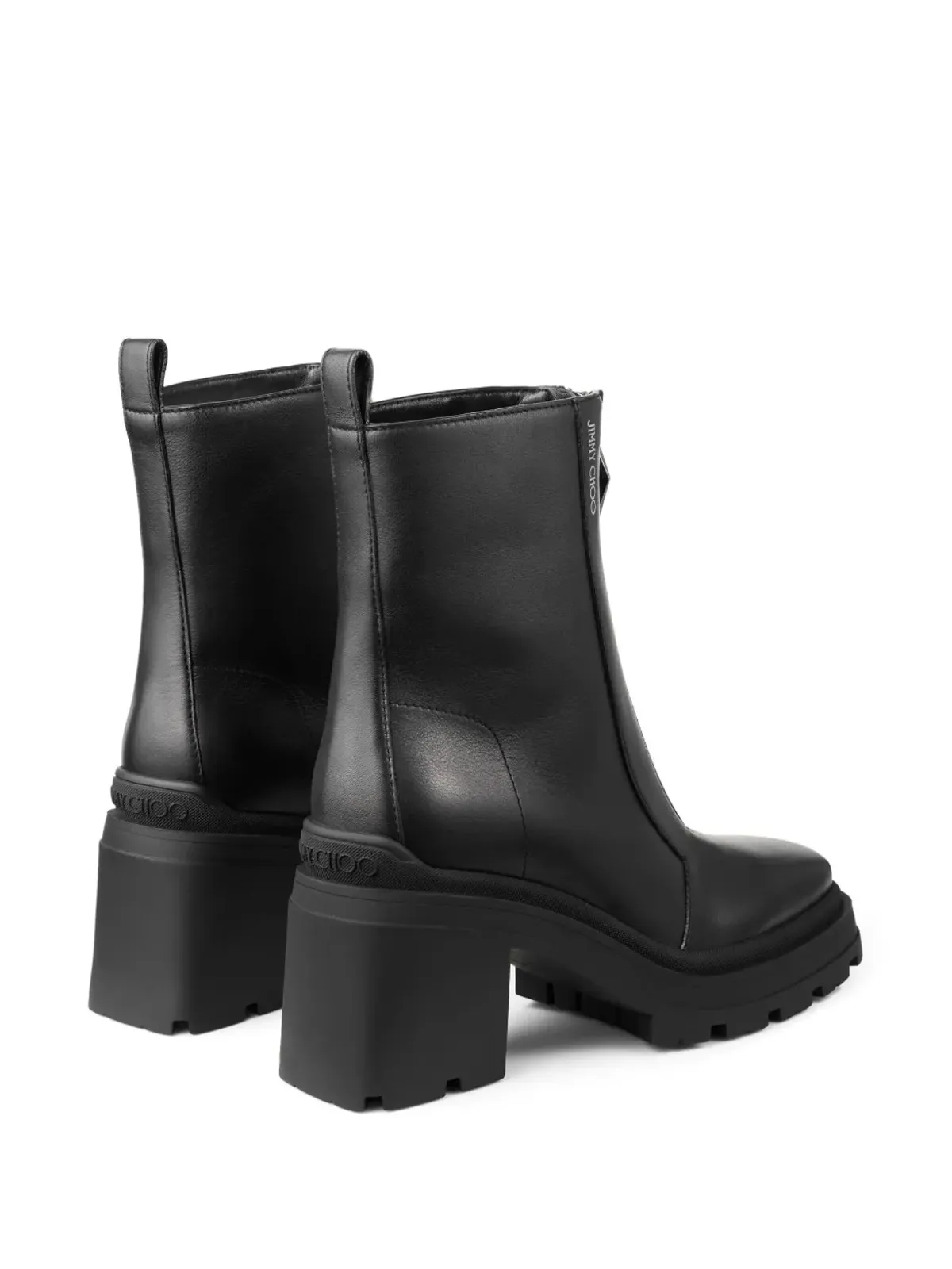 Jimmy Choo 80mm エージニー ブーツ - ブラック - 画像3