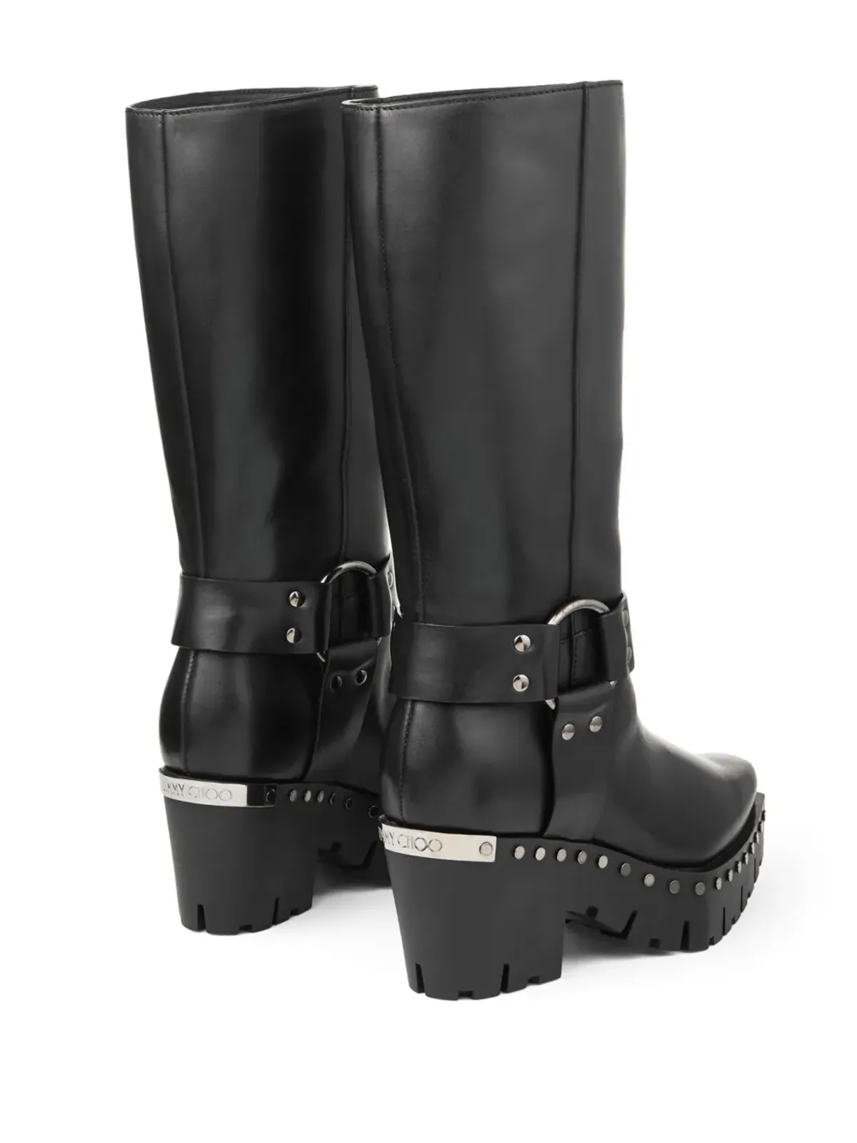 Jimmy Choo Quinn ブーツ 75mm ブラック - 画像3