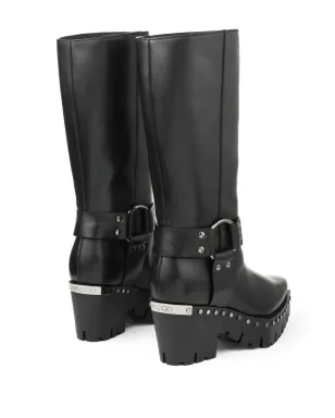Jimmy Choo Quinn ブーツ 75mm ブラック - サムネイル3
