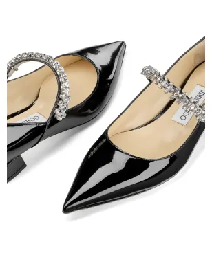 Jimmy Choo ビング レザー バレエシューズ ブラック - サムネイル5