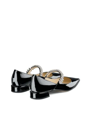 Jimmy Choo ビング レザー バレエシューズ ブラック - サムネイル3