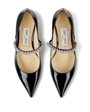 Jimmy Choo ビング レザー バレエシューズ ブラック - サムネイル4