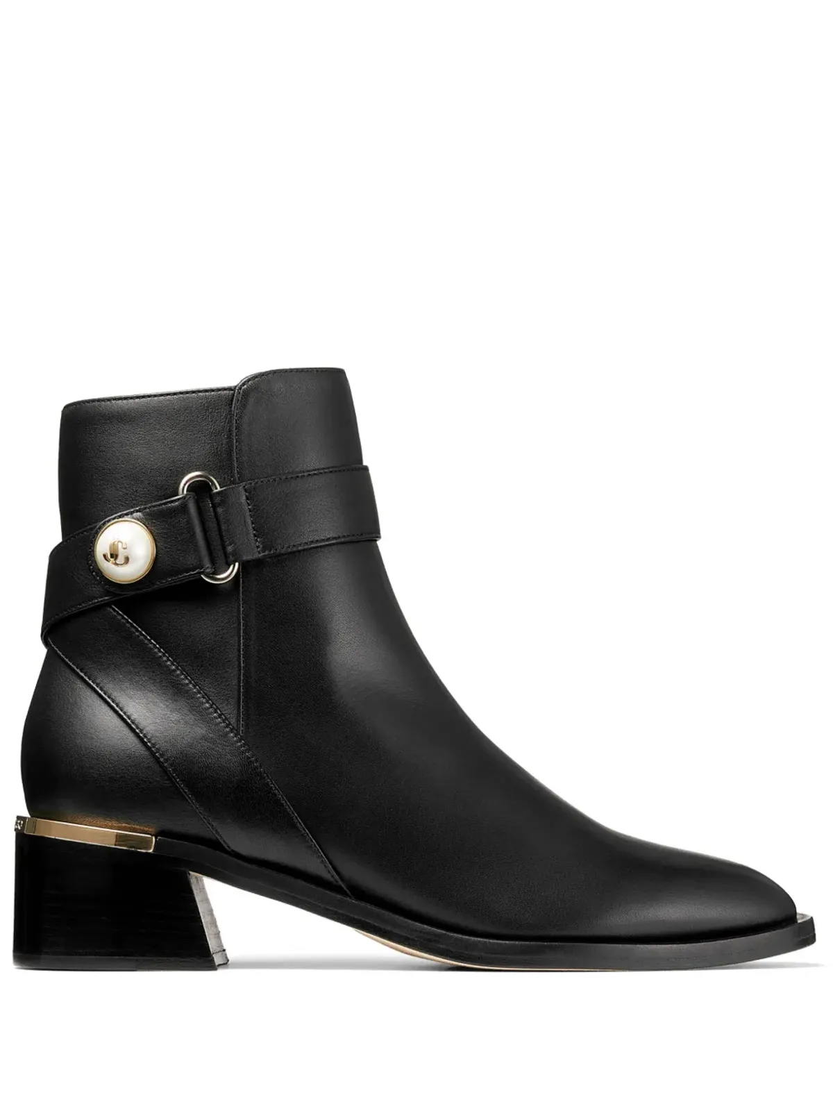Jimmy Choo Noor アンクルブーツ ブラック - 画像1