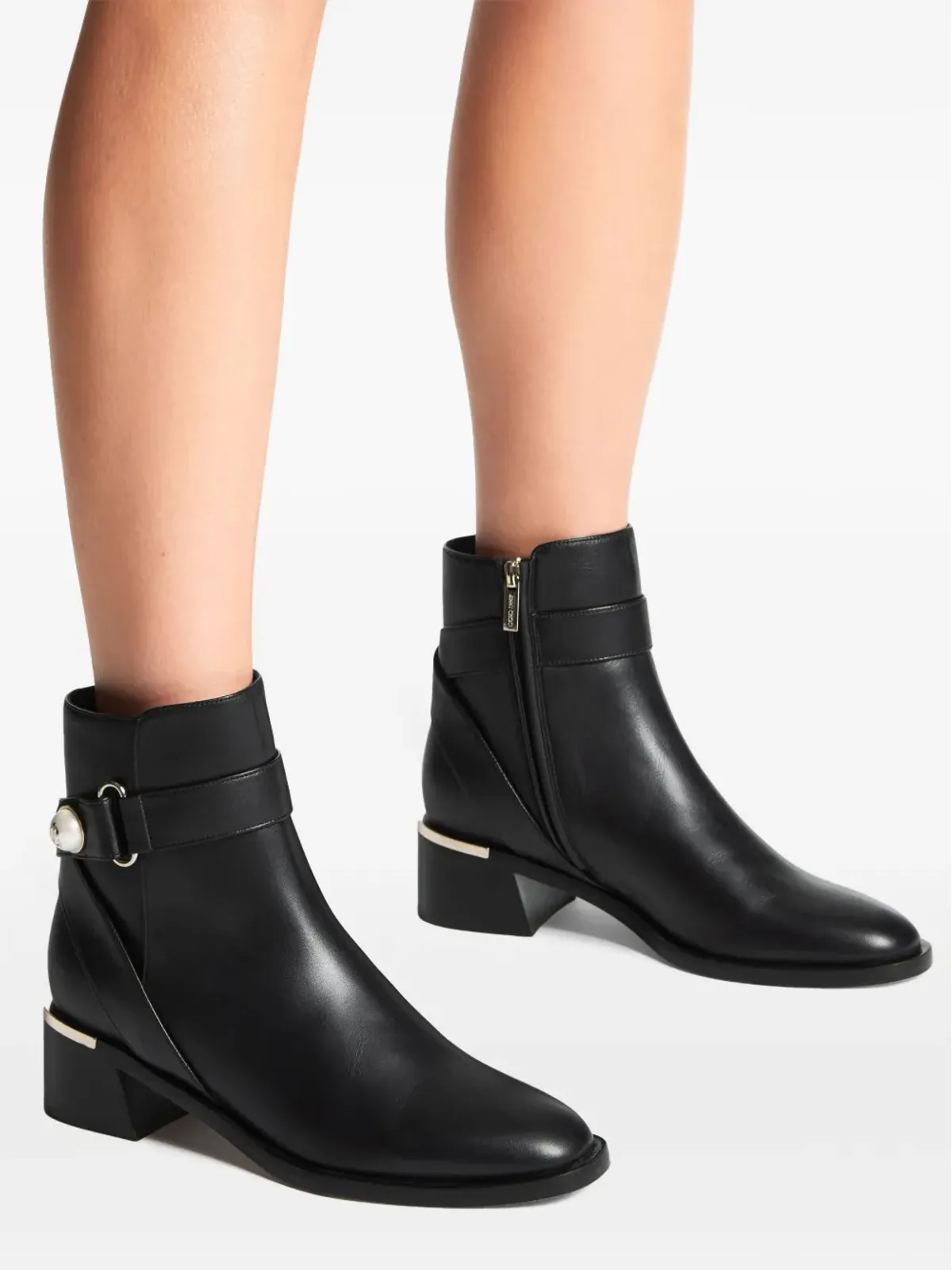 Jimmy Choo Noor アンクルブーツ ブラック - 画像5