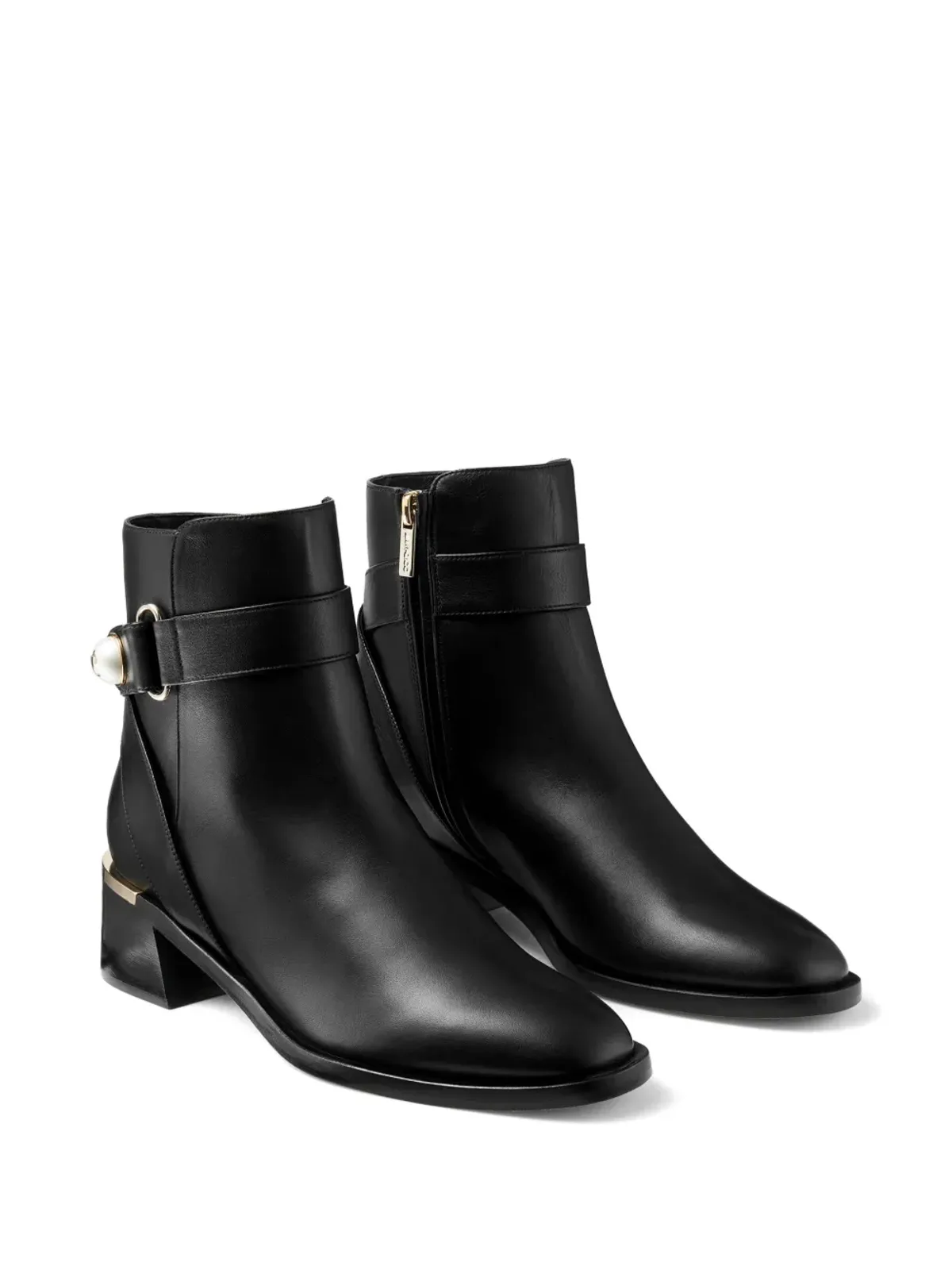 Jimmy Choo Noor アンクルブーツ ブラック - 画像2