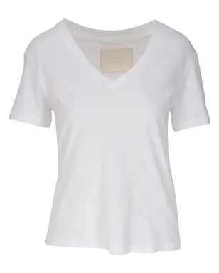 Citizens of Humanity Vネック コットン Tシャツ - ホワイト - サムネイル1