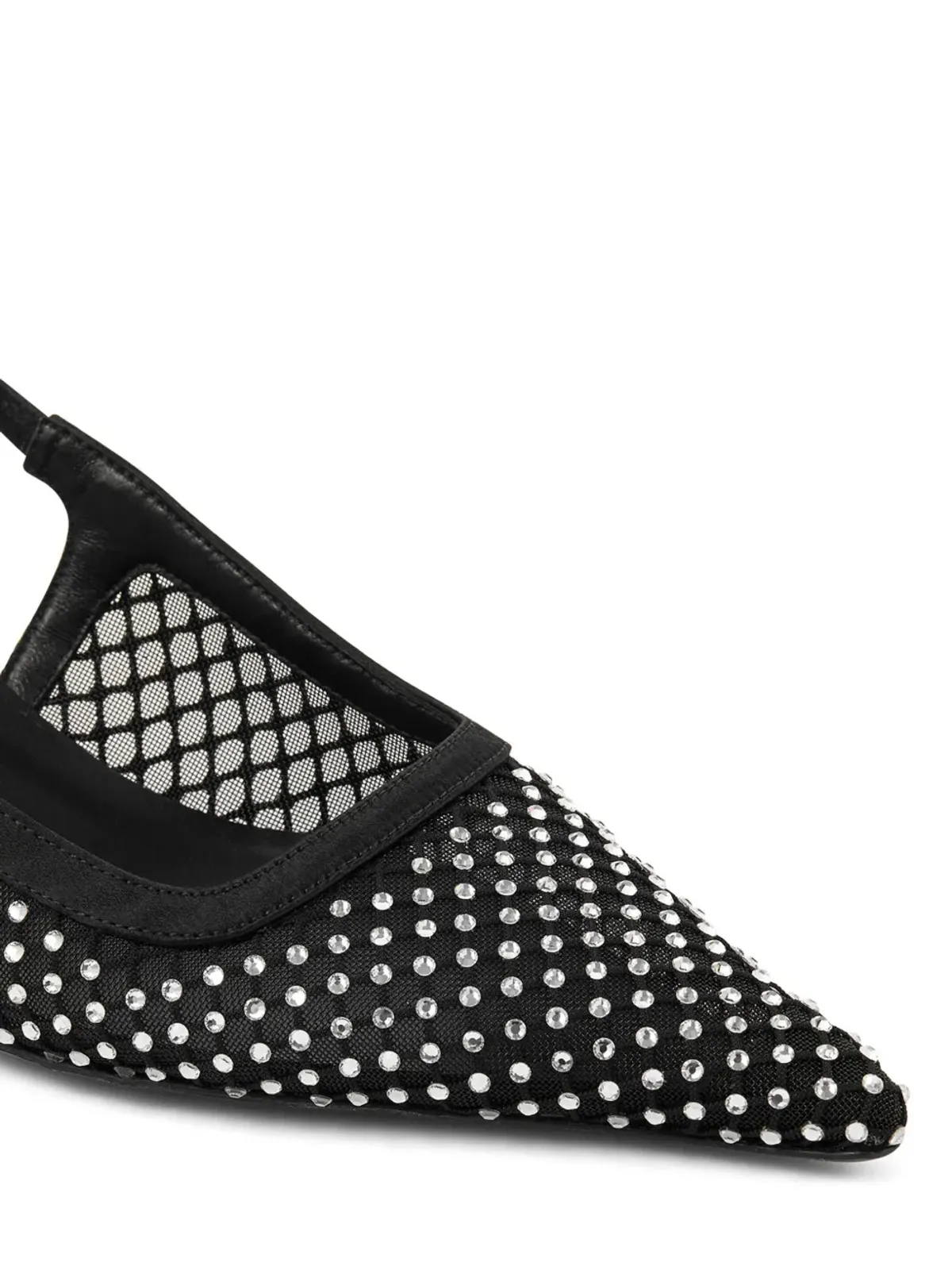 Jimmy Choo アメル クリスタル装飾 パンプス ブラック - 画像4