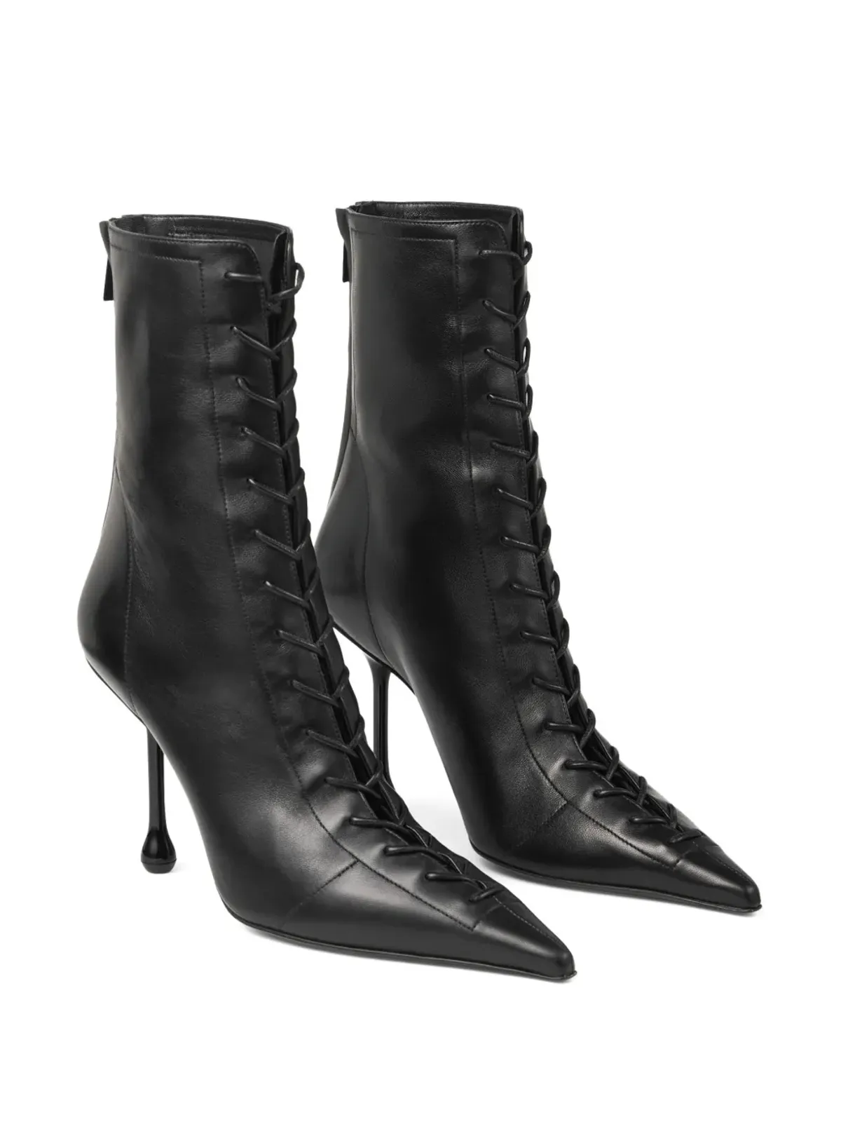 Jimmy Choo 95mm スカーレット ブーツ - ブラック - 画像2