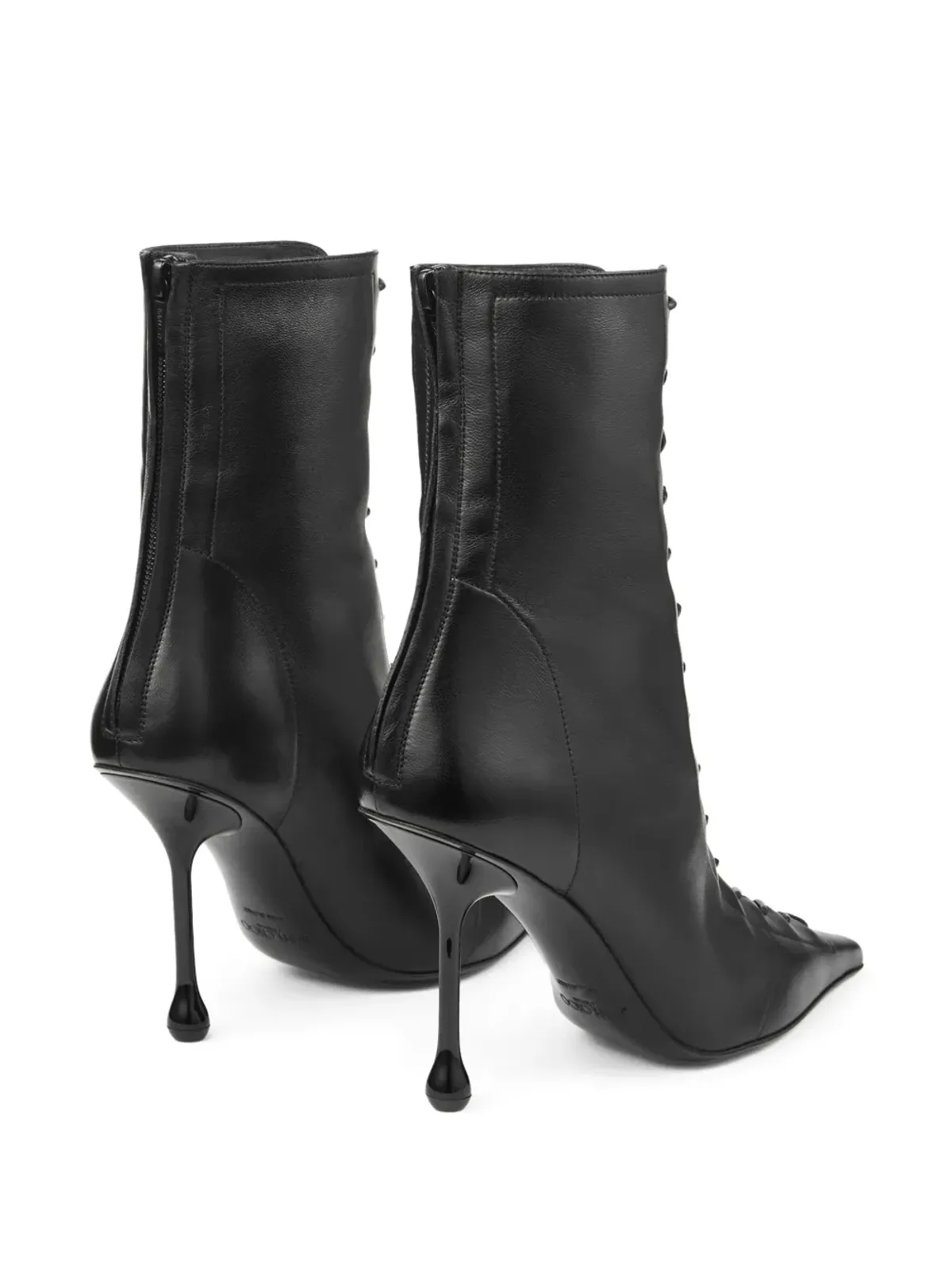 Jimmy Choo 95mm スカーレット ブーツ - ブラック - 画像3