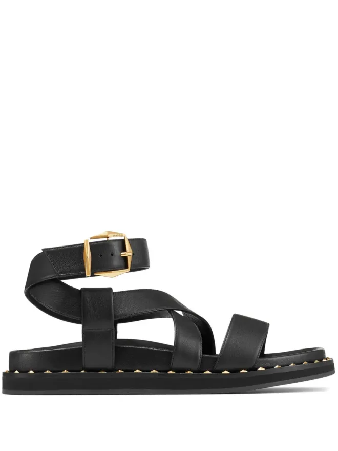 Jimmy Choo Jimmy Choo ブレーズ レザー サンダル - ブラックの商品画像