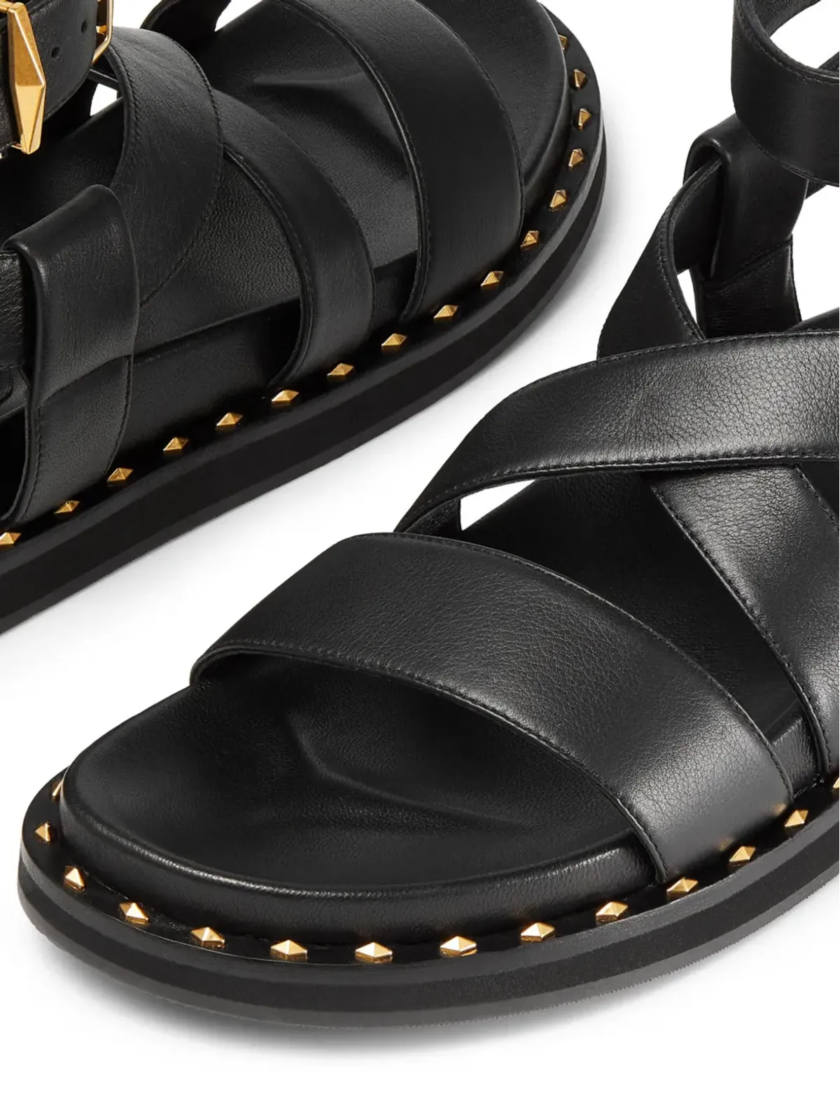 Jimmy Choo ブレーズ レザー サンダル - ブラック - 画像5