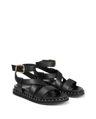 Jimmy Choo ブレーズ レザー サンダル - ブラック - サムネイル2