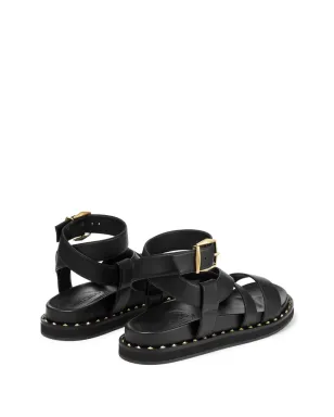 Jimmy Choo ブレーズ レザー サンダル - ブラック - サムネイル3